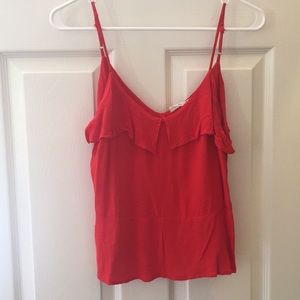 Cute red peplum top
